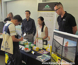 Lab suppliers and researchers interact at a past BioResearch Product Faire™ Event in California. 