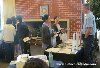 University researchers learn about new technologies at the Berkeley BioResearch Product Faire™ Event. University researchers learn about new technologies at the Berkeley BioResearch Product Faire™ Event.