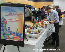 Tucson researchers enjoy the complimentary lunch buffet at the 2014 BioResearch Product Faire™ Event. Tucson researchers enjoy the complimentary lunch buffet at the 2014 BioResearch Product Faire™ Event.