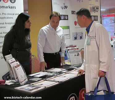 A researcher visiting an exhibit at last year's event. A researcher visiting an exhibit at last year's event.