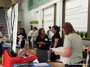 Researchers learn about new products at the 2014 BioResearch Product Faire™ in Reno. 