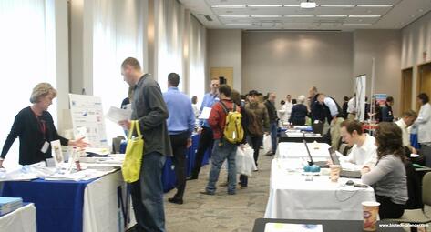 Researchers find new lab supplies at a past BioResearch Product Faire™ Event in St. Louis. 