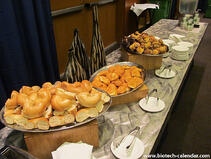 Free food throughout the event. 