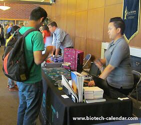 A scientists learns about new tools and technologies that could benefit his lab work at the 2014 BioResearch Product Faire™ Event in Berkeley. A scientists learns about new tools and technologies that could benefit his lab work at the 2014 BioResearch Product Faire™ Event in Berkeley.
