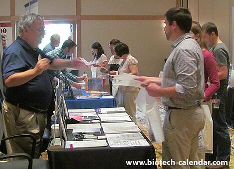 Lab supply companies meet with life science researchers at the 2014 BioResearch Product Faire™ Event in Cincinnati. 