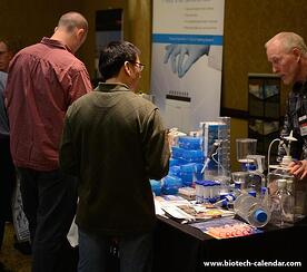 University life science researchers explore new laboratory equipment and products.