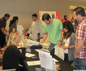 Sacramento researchers learn about new products at a past BioResearch Product Faire™ Event. 