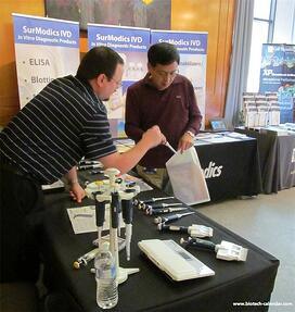 A lab supplier finds a new lead at a past BioResearch Product Faire™ Event in Durham, NC.