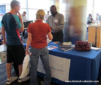 A lab suppliers finds new sales leads at a past BioResearch Product Faire™ Event in Aurora, CO.