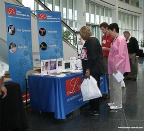 Researchers find new lab supplies at a past BioResearch Product Faire™ Event in St. Louis. 