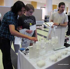 Researchers learn about new lab supplies at the 2014 BioResearch Product Faire™ in MN