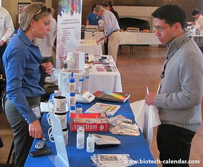 Researchers discover the latest life science equipment  at the Georgetown University BioResearch Product Faire™ event.