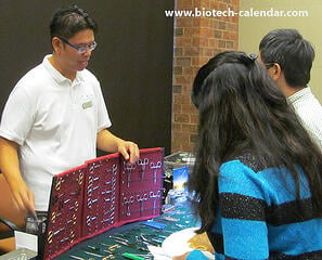 Researchers learn about new lab products at the 5th Annual BioResearch Product Faire™ Event at TJU. 