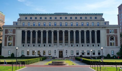 Butler Library at Columbia University in New York.