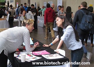 Researchers at last year's trade fair event