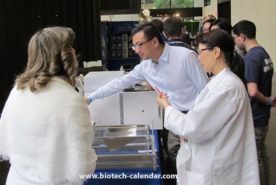 Researchers at last year's trade fair event
